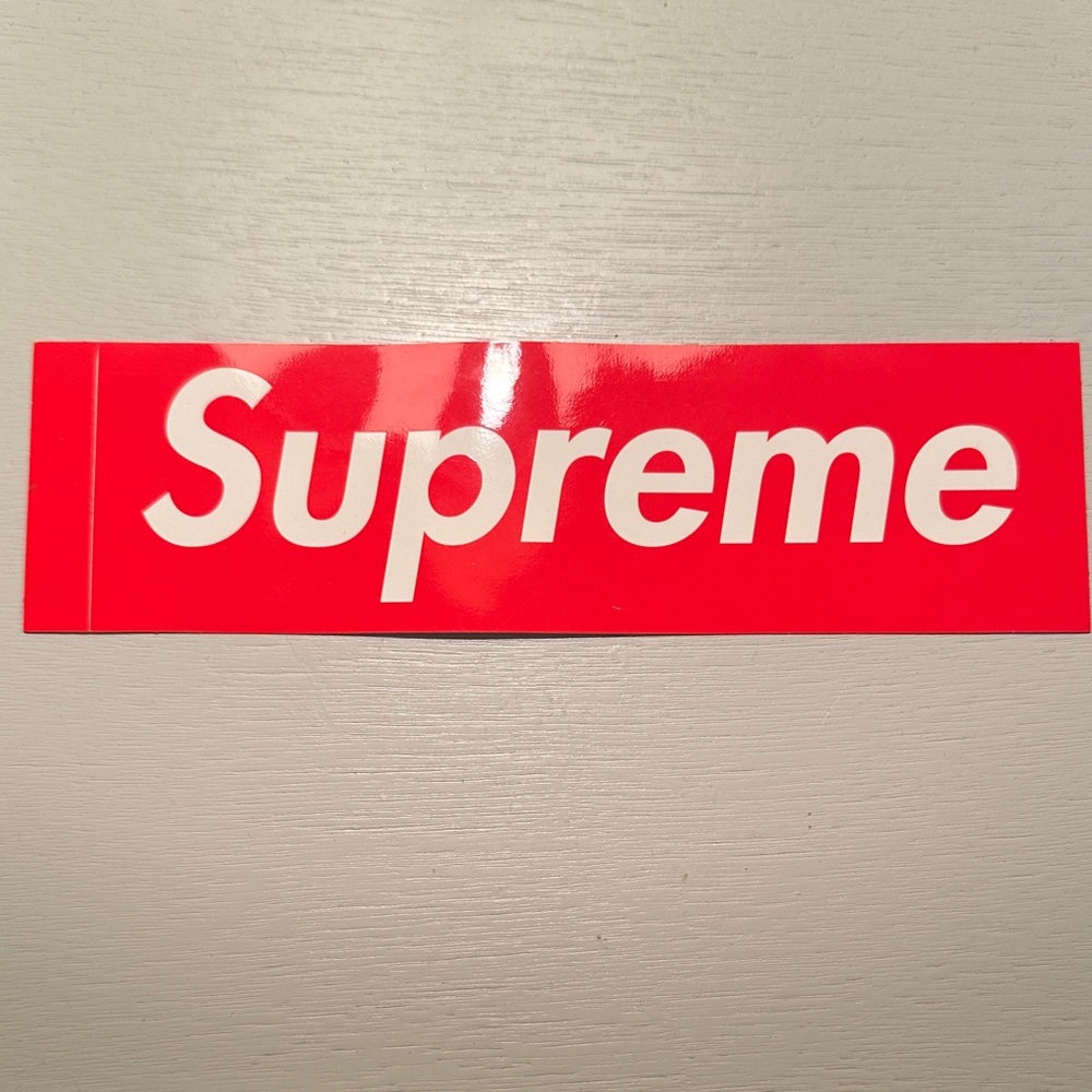 Supreme Box Logo Sticker - Authentic